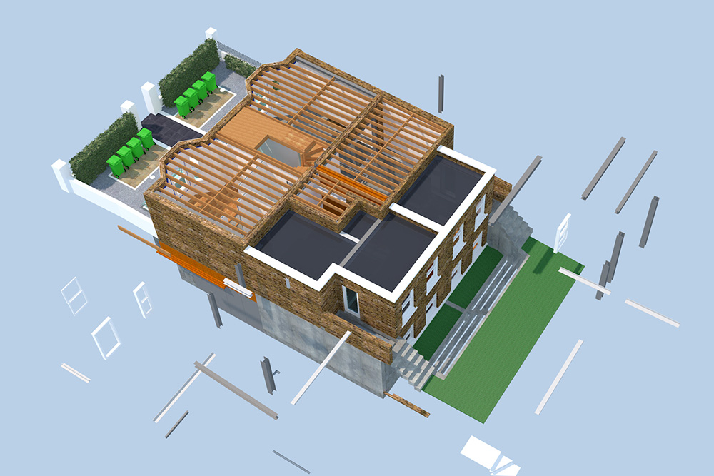 Dartmouth Park 3D Modelling. Architect: Peter Stern
